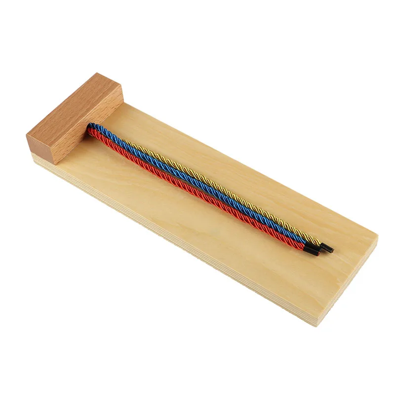 LT049  Braiding Board Montessori equipment kids wooden toy  educational children montessori toy  for kids