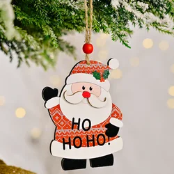 Wooden Christmas Pendant Decoration Festival Wooden Ornament