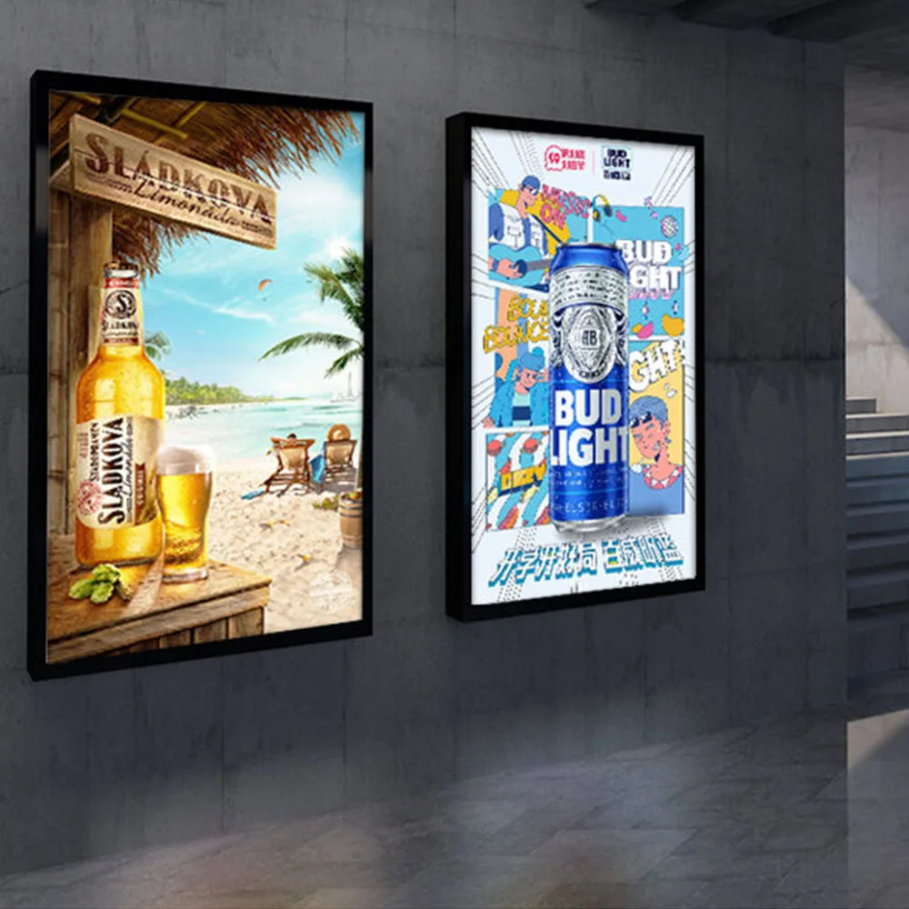 exhibit with hookah indoor logo side decoration table aluminium face menu beer desktop outdoors showroom light logo light box