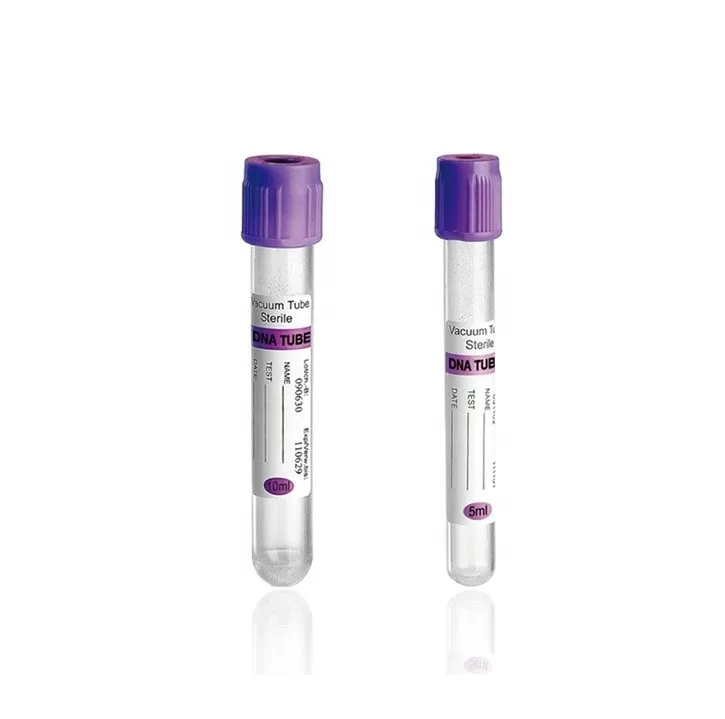 1-5ml 5-10ml disposable edta k2 k3 vacuum blood collection tube glass/PET customizable medical blood sample collection tube
