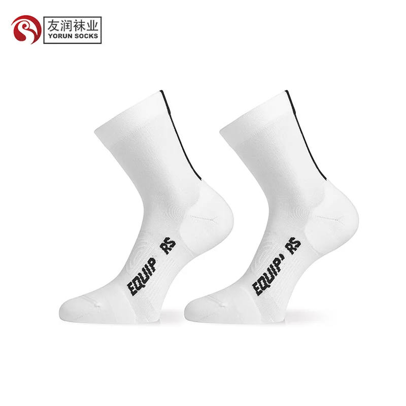 YR-A 837 cycling sock white cycling socks oem merinos cycling sock
