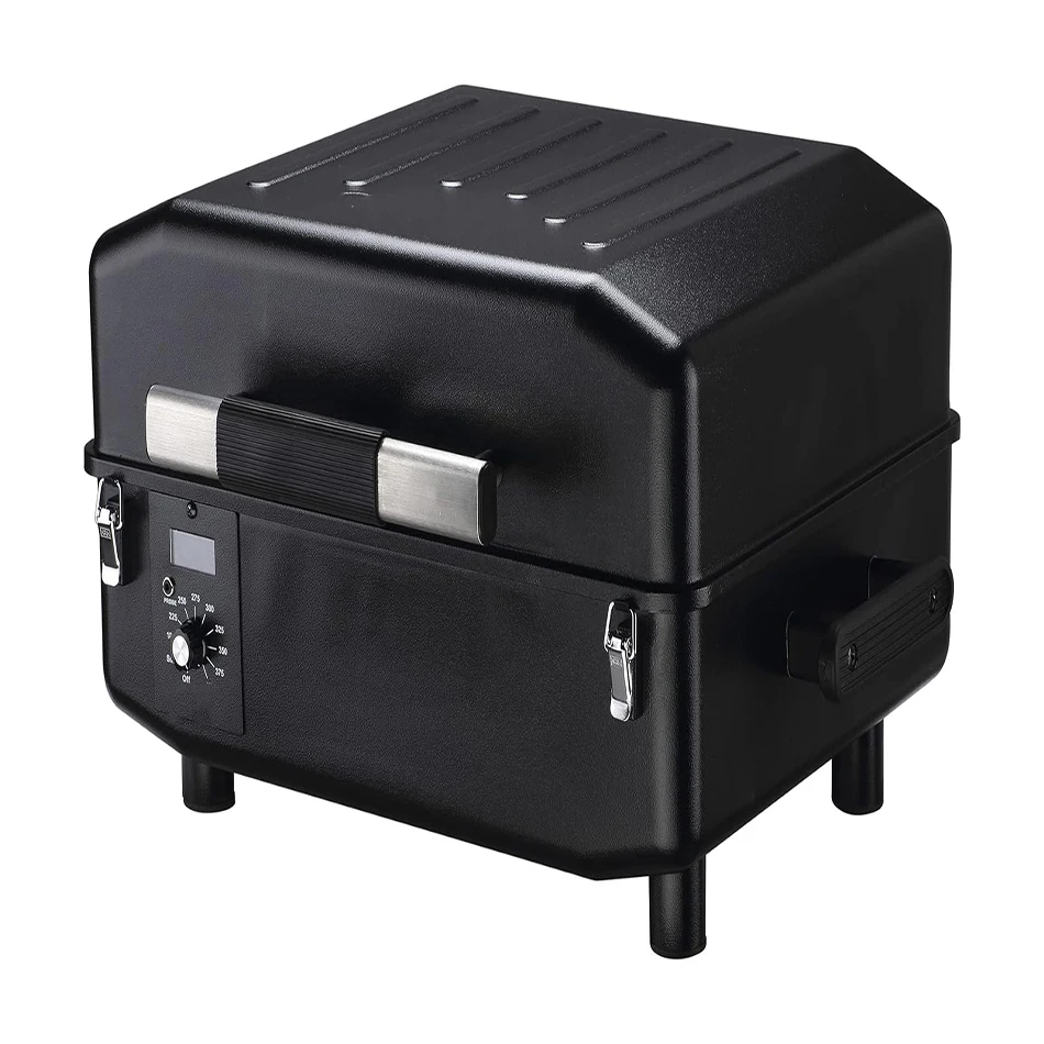 OEM Remote Monitoring Civil commercial industrial bbq grill offset wood pellet bbq smoker for barbecue