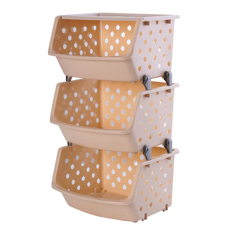 Modern Latest Custom-made Storage Boxes Home Kitchen Tool Plastic Storage Basket