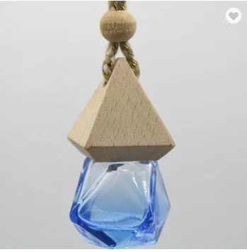 8-10ml Hanging Blue Car Glass Bottle Aroma Diffuser Perfume Air Freshener 1 buyer