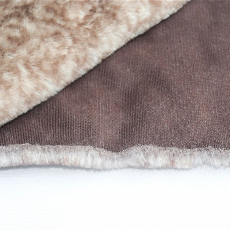 Полиэфир с цветным принтом на заказ, горячая Распродажа, имитация, оптовая продажа, ткань из искусственного кроличьего меха