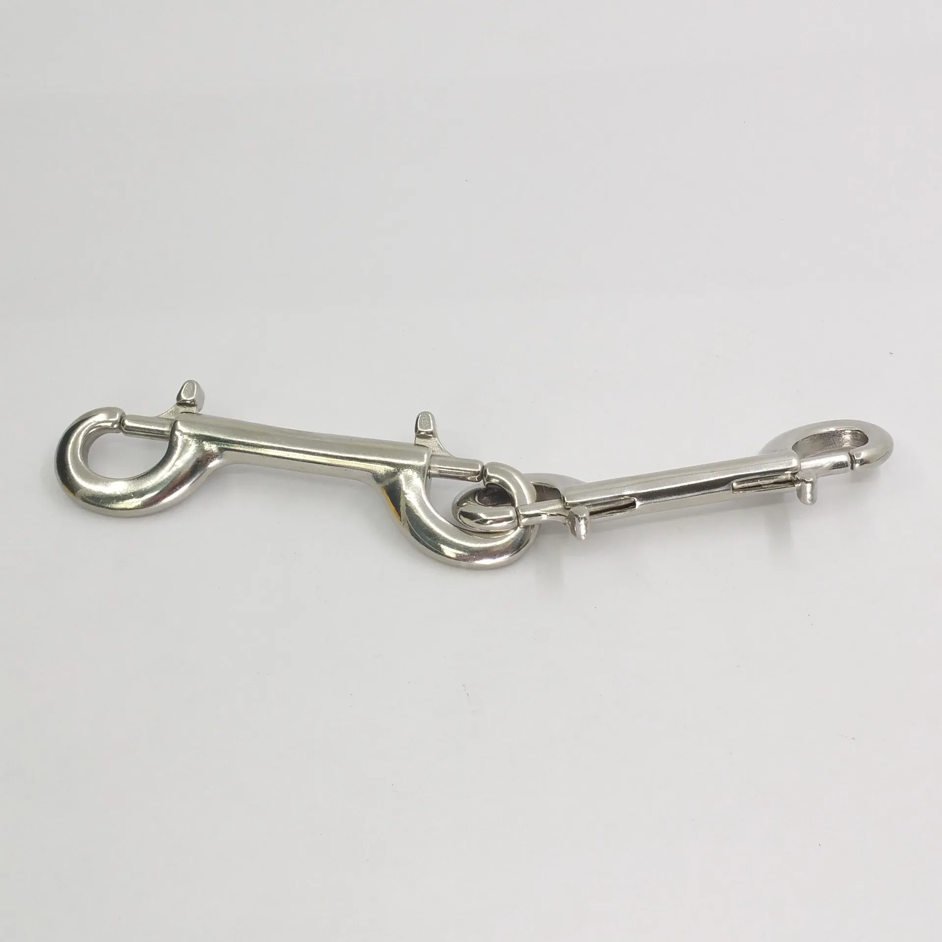 High Quality Grade Brass Zinc Alloy Stainless Steel Metal Double End Snap Hooks