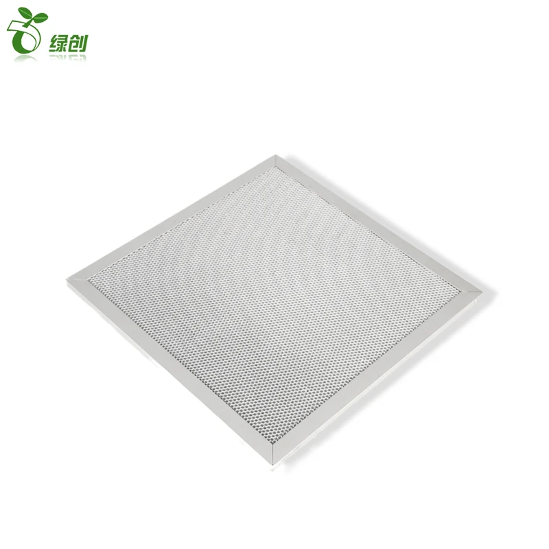 Nano-TiO2 formaldehyde removal metal mesh frame Aluminum base photocatalyst filter