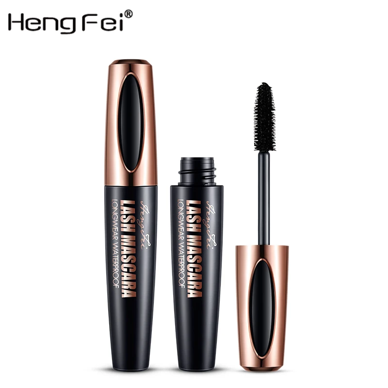 Private Label Cool Black Waterproof Mascara Curling Thick Long-lasting 4d Mascara