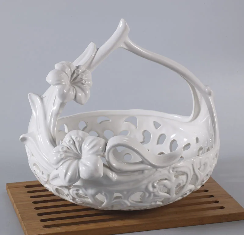 Kaifeng new design basket home decoration with good morning glory