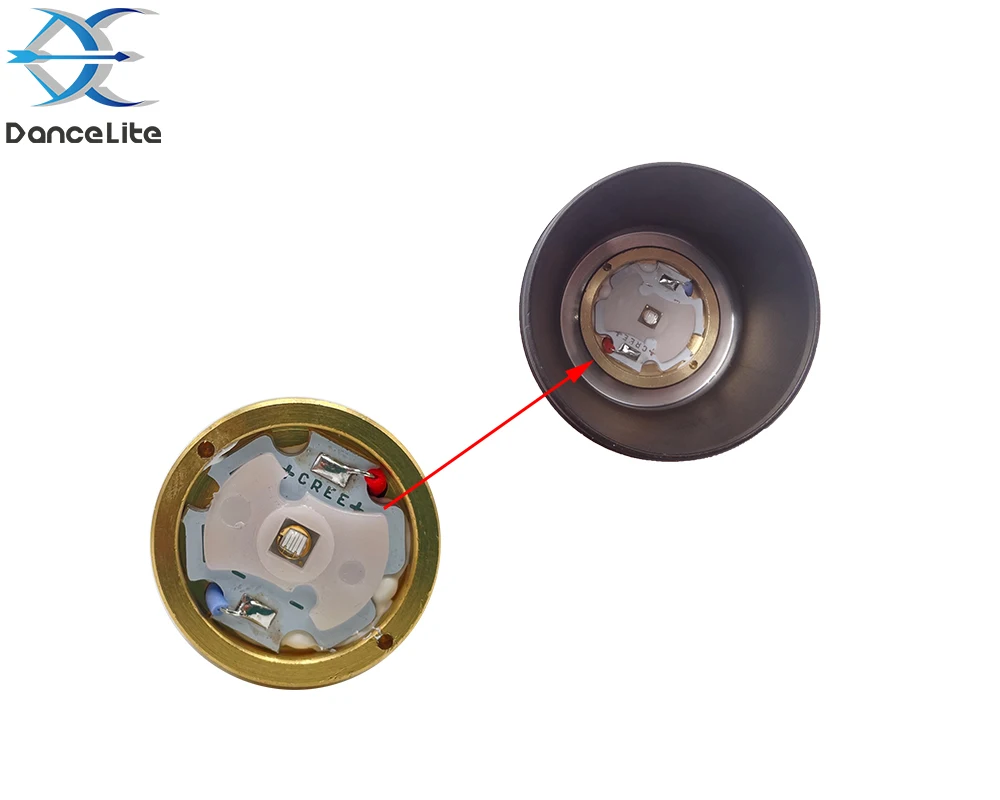 DIY UV 365nm LED Module Pill SEOUL 5W(CUN66A1G) Ultraviolet 365 LED Drop-in For C8 Flashlights Torch