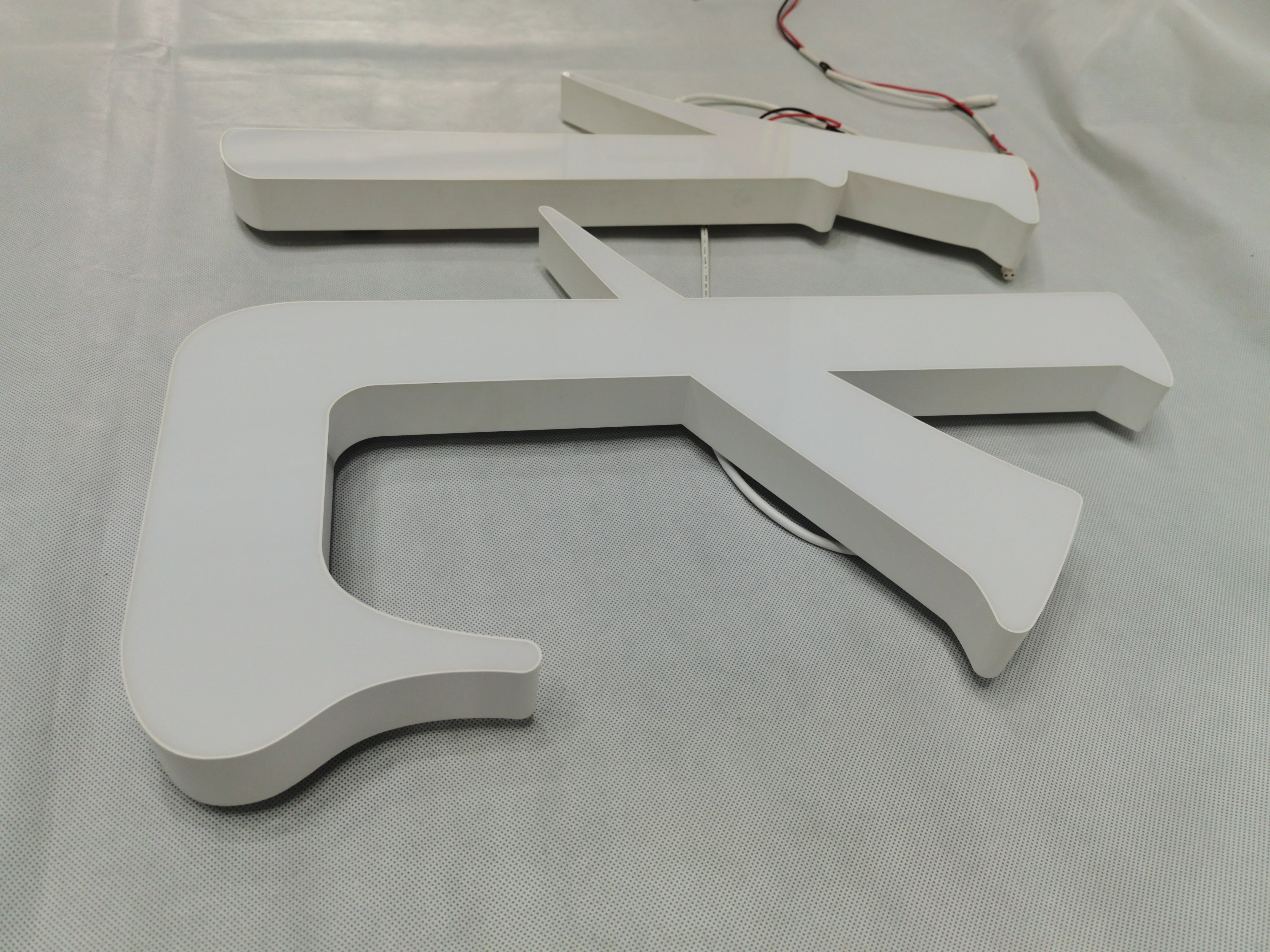 advertising led box display transparent acrylic letter beads