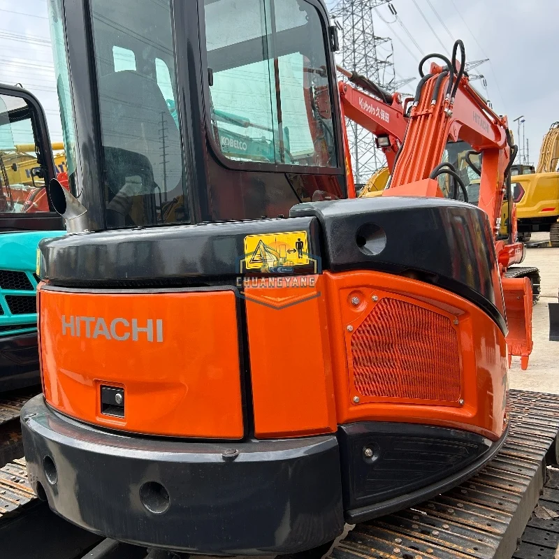 Used Original Hitachi ZX50U 5 Ton Small Crawler Excavator Low Price Hydraulic ZX 50U low working hours