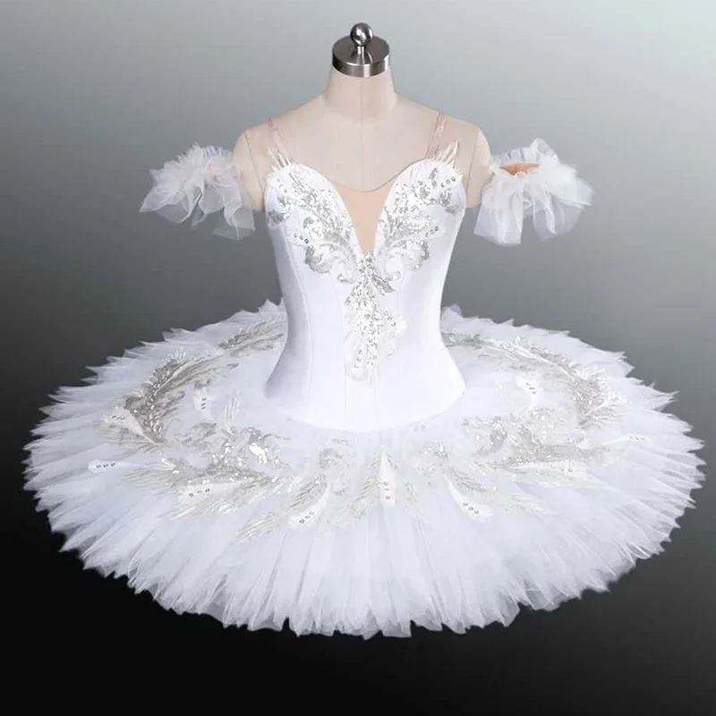 Cute Sweet Girl Princess Dress for Ballet Training Black Swan Stage Performance Tutu Age Group Children Fabric Type Tulle