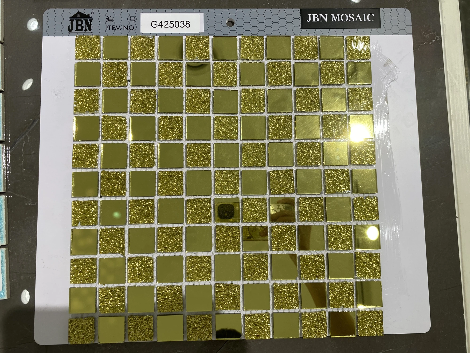 25x25mm wallpaper mesh stainless steel diy electro-plated golden rose golden silver mirror glass mosaic tile