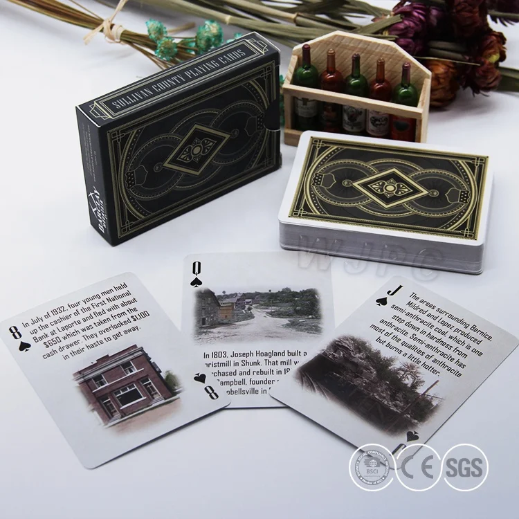 China Playing Card Factory Accept Custom Design Printing Poker Cards