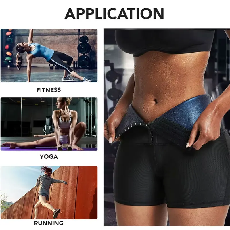 Custom Neoprene Sweating Pants Fitness Lose Weight Leggings Waist Trainer Corset Body Shapewear For Women