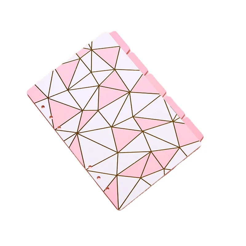 2021 A6 размер пластиковые разделители для вкладышей в ассортименте цвета