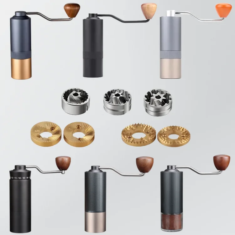 Kingze кофе бариста инструменты эспрессо Мини-Дорожная портативная ручная кофемолка