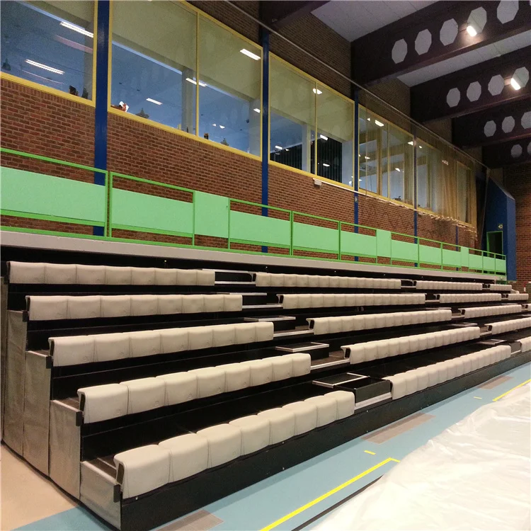 Retractable Bleacher System Retractable Tribune Gym Bleacher