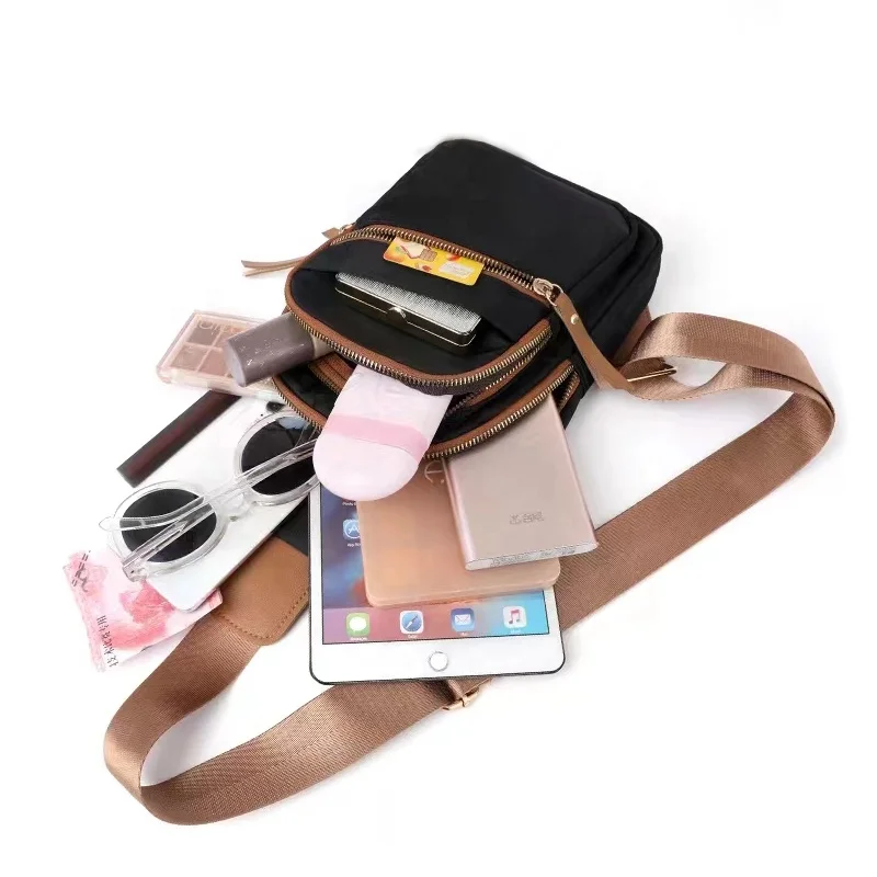 Custom Mens Messenger Crossbody Backpack Shoulder Bag Unisex Waterproof Sling Bag Pouch for Women Men