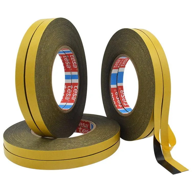 Double sided pe foam tape TESA 62936 1.6mm thick white black waterproof pe polyethylene acrylic glue foam tape