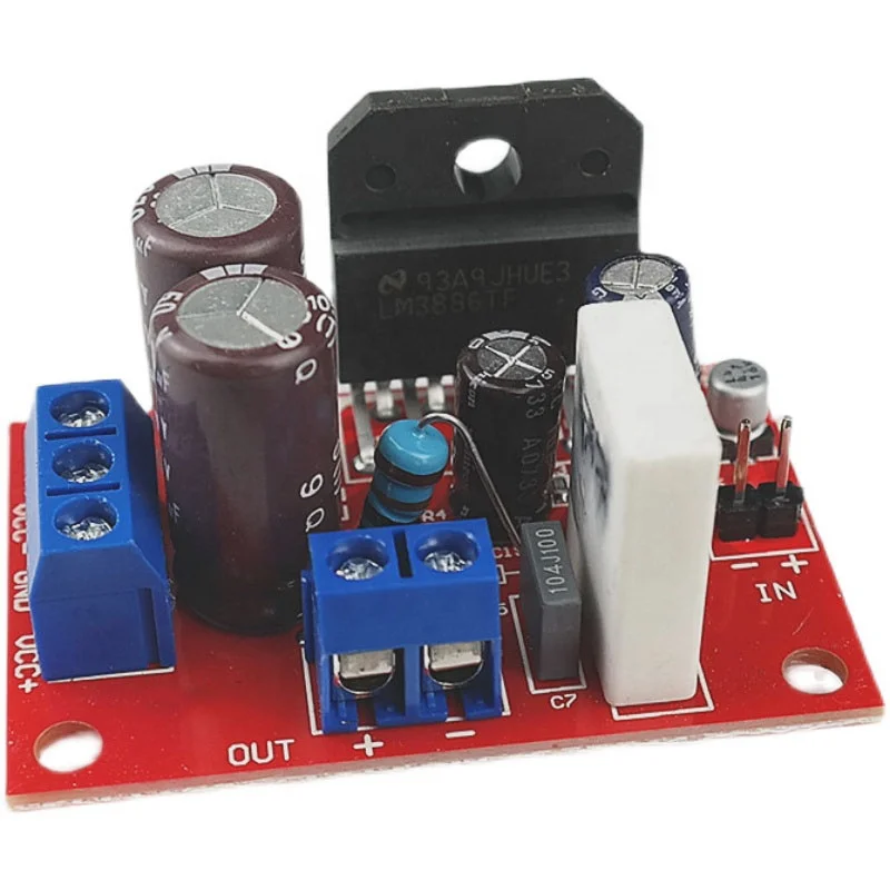 Taidacent LM3886 Audio Board Mono Audio Amplifier Board DC Dual 20V-35V Power Supply 68w High-Power Fever Mono Amplifier Plate