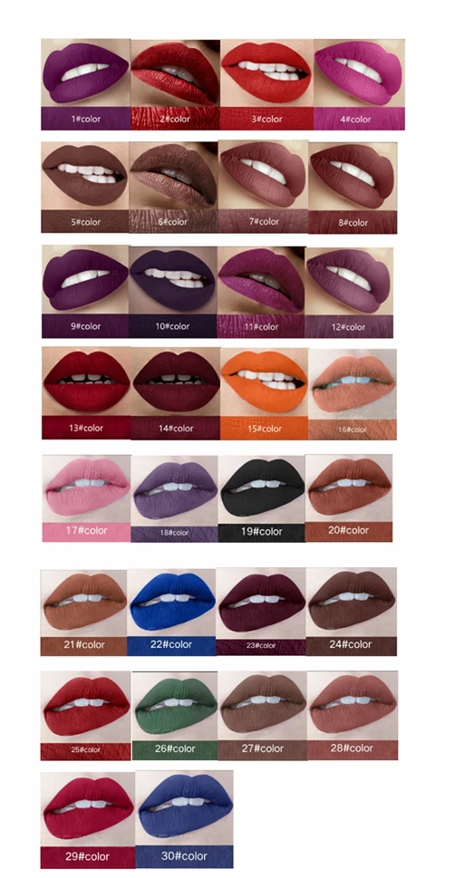
fast shipping china high quality lipstick kiss proof private label liquid matte waterproof lipstick 