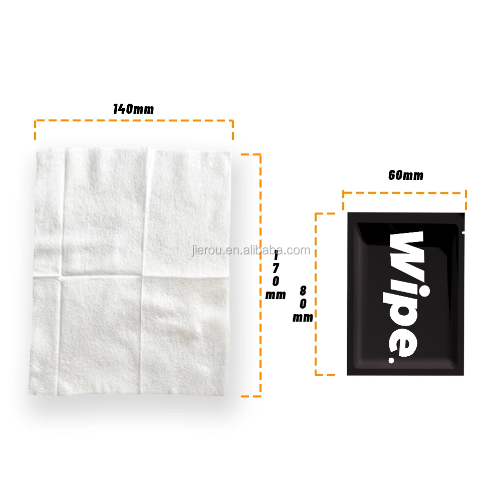 single package Wet wipes  with customized design