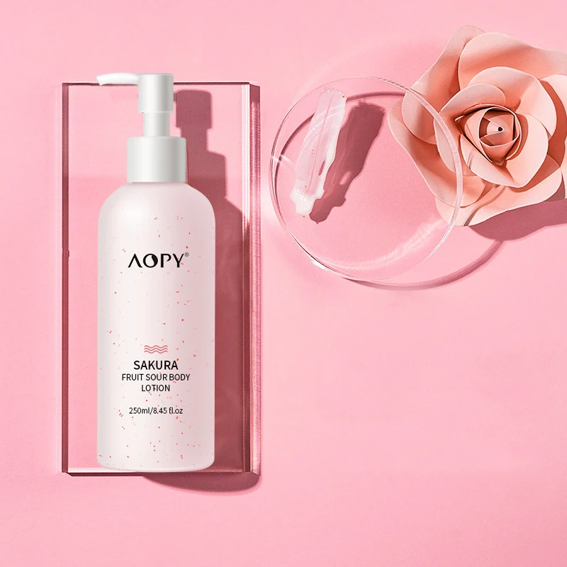 Никотинамид с вишневой кислотой, увлажняющий отбеливающий лосьон для тела