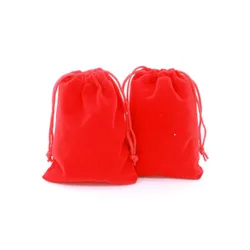 Custom Fabric Velvet Dust Pouch Jewelry Packaging Bag Velvet Pouches