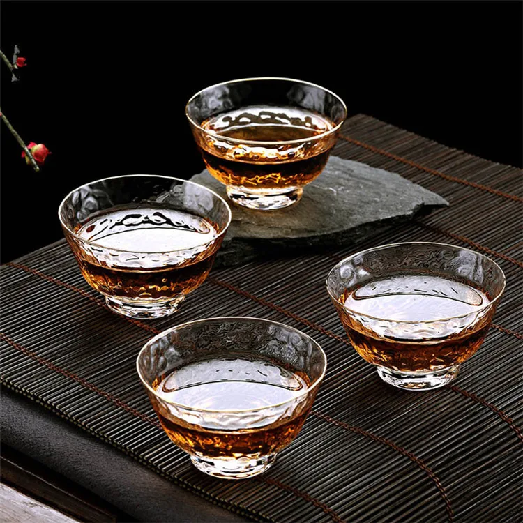 
Amazon Top Seller Glass cup Insulated Tumbler small clear tea cup 