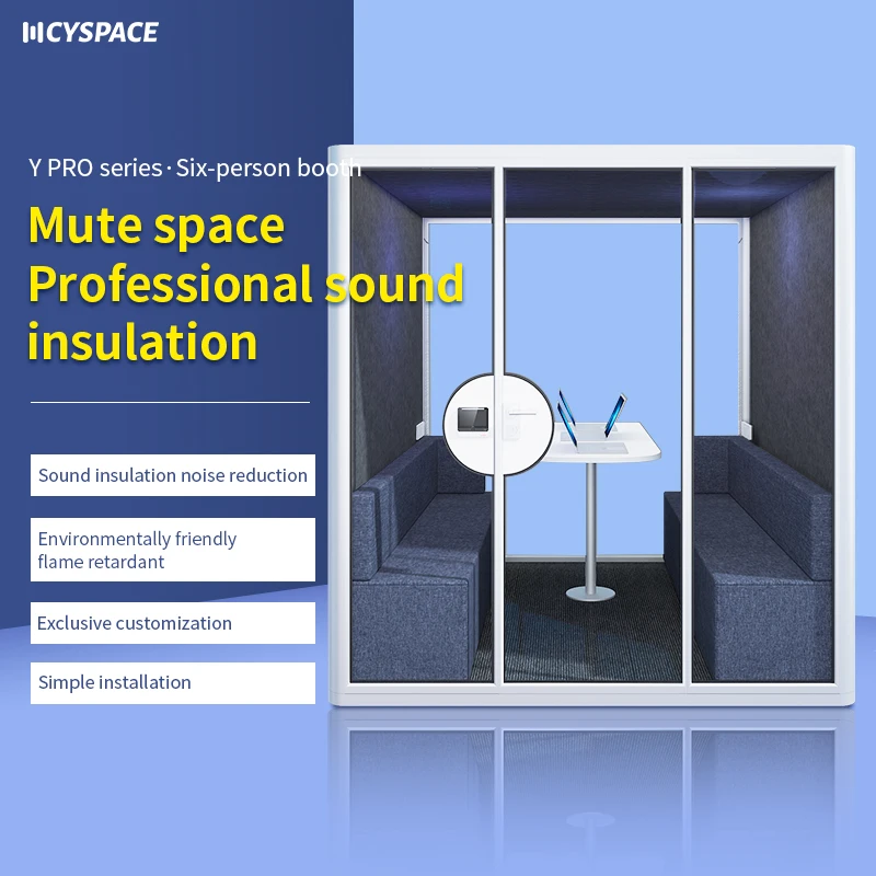 Outdoor Meeting Soundproof Work Meeting Pod Modern Acoustic Home Office Podindoor Prefabricated Person Pod Two Meet