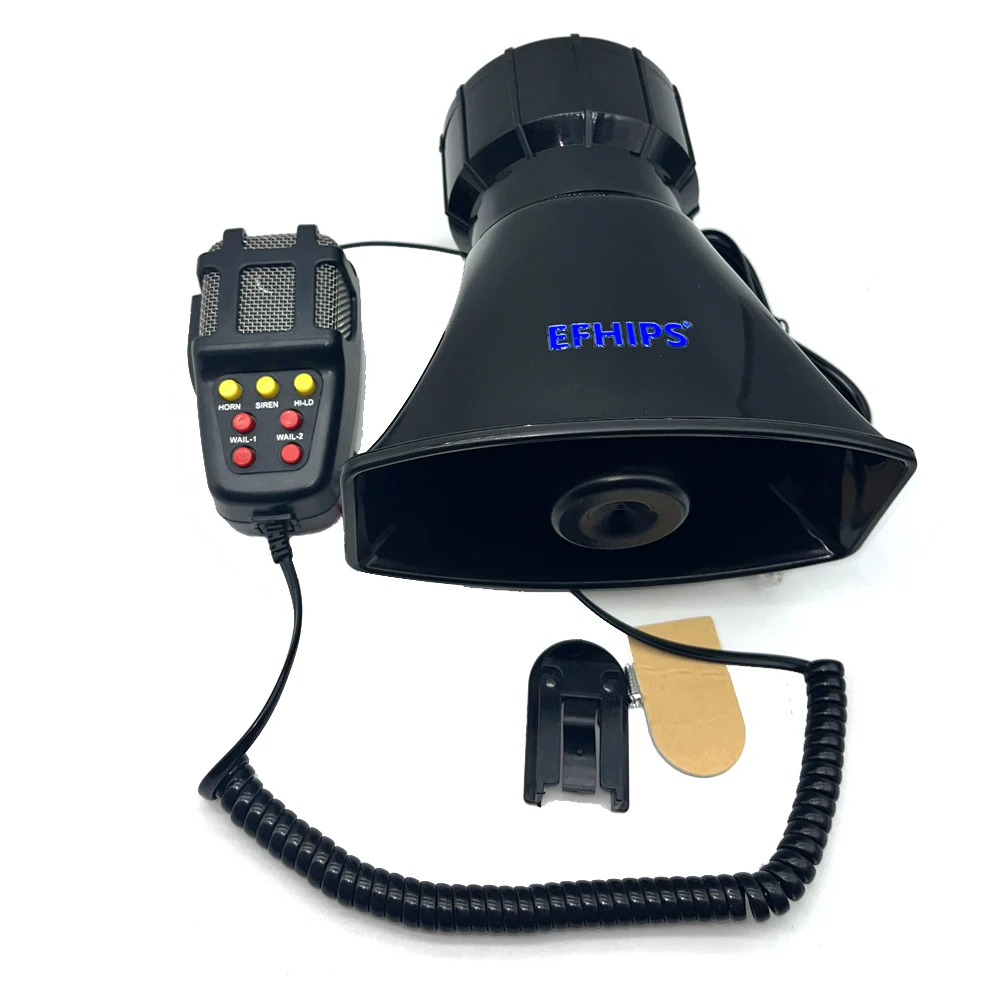 12V Car Motorcycle Driven Air Raid Siren Horn Alarm Siren Horn Alarm Loud Speaker Electronic Bell Car Electrical Appliances