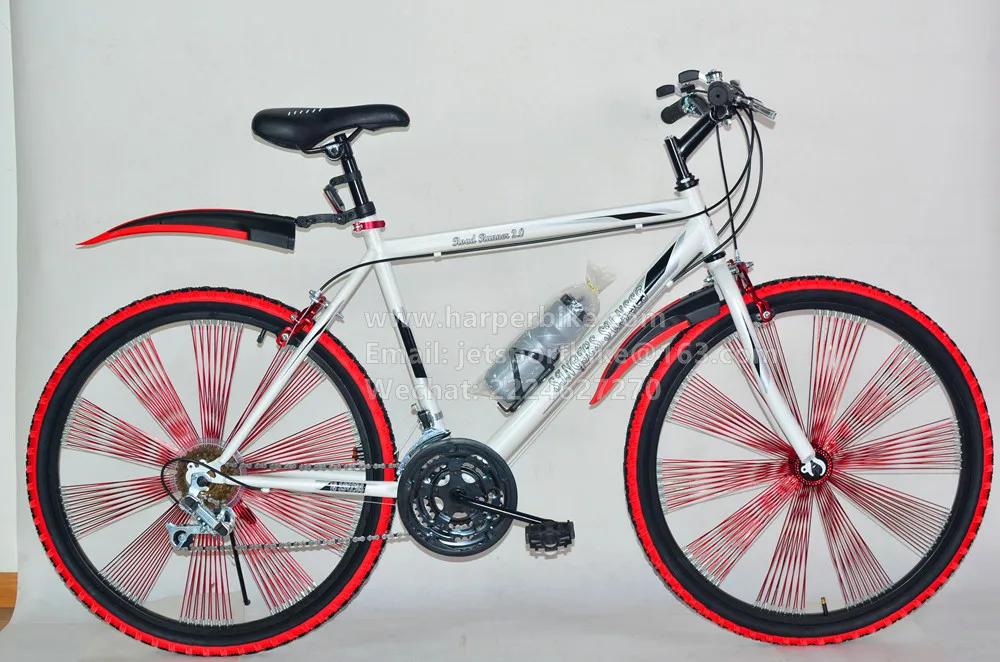 Unique design mtb bicycle mens cycle mountain bike with 140 spokes wheels