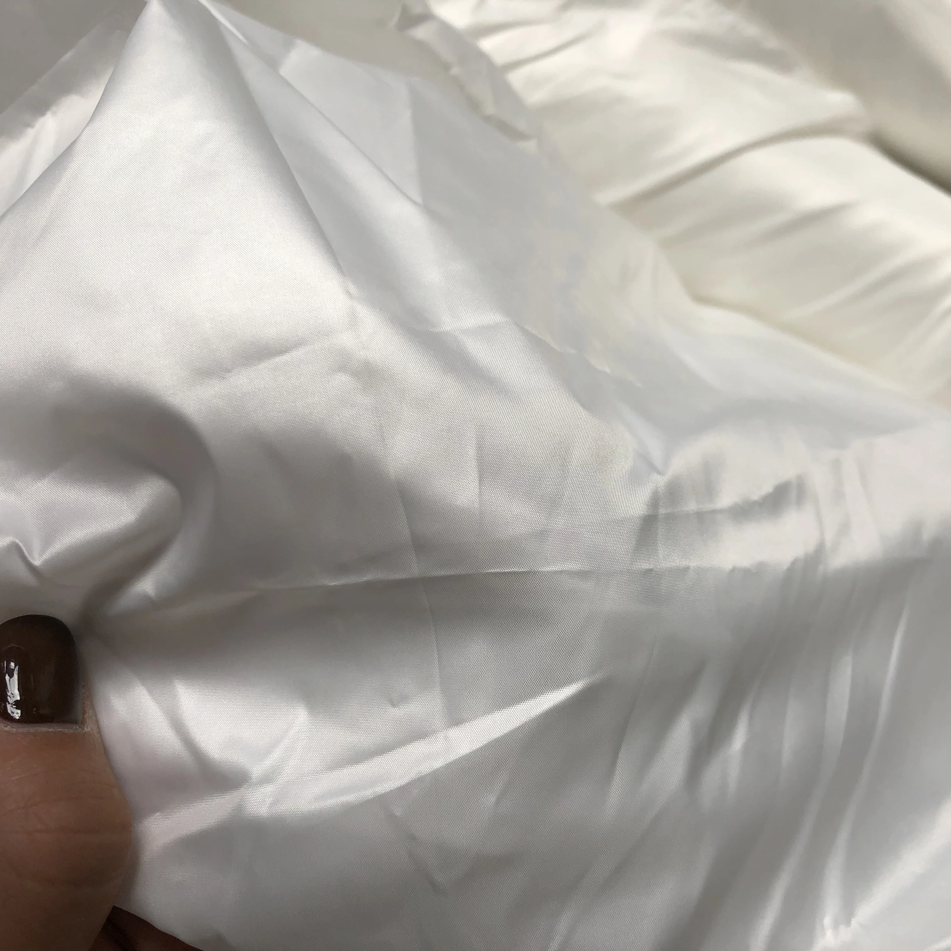 
100% polyester Down proof Lining Fabric for down jackets 