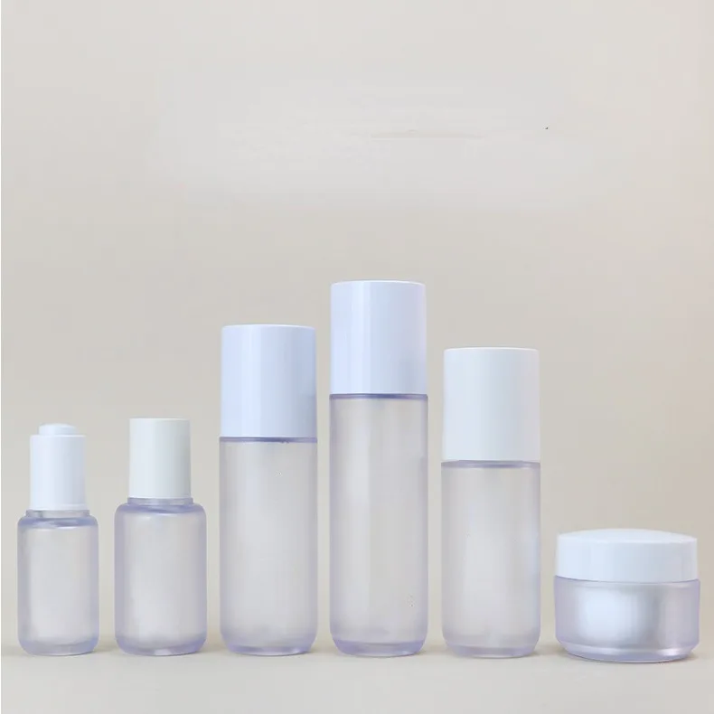Custom Logo Frosted Plastic PET Pump Bottle for Cosmetics 30g 50g 50ml 80ml 100ml 120ml Lotion Toner Bottle