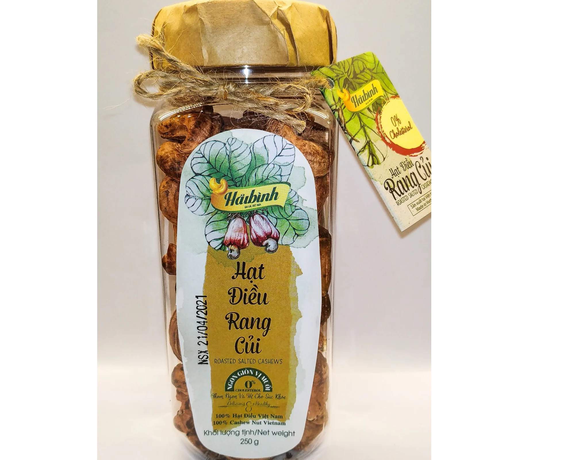 Wholesale Vietnam high quality firewood roasted cashew nuts W240, W320.