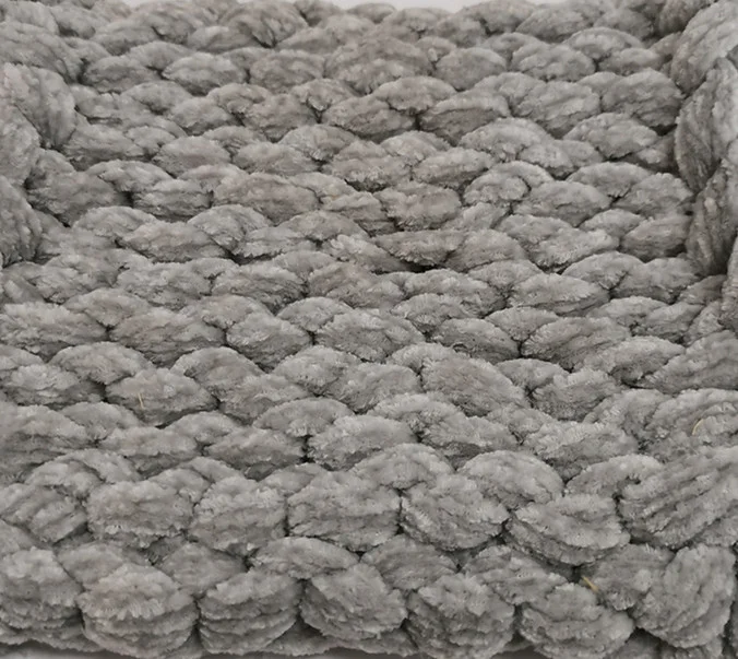 0.09нм крупная трубка бархатная синель пряжа для вязания