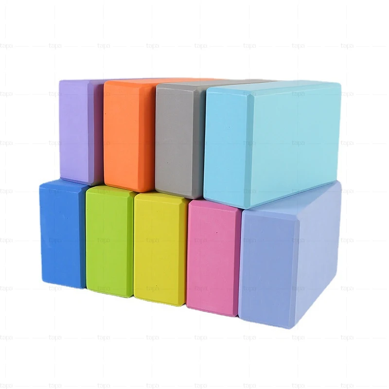 Multicolor Yoga Block Foam Brick Custom Logo High Density for Exercise Pilates Yoga accessories Eva Yoga Block