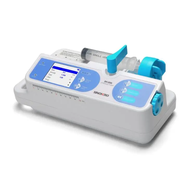 Syringe Pump SINOHERO Led Screen Mini Portable Hospital Infusion Pump Medical Vet Electron Syringe Pump