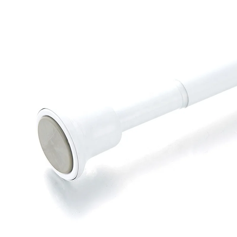 
Bell plastic finilas tension rod metal telescopic Shower Curtain Rod 