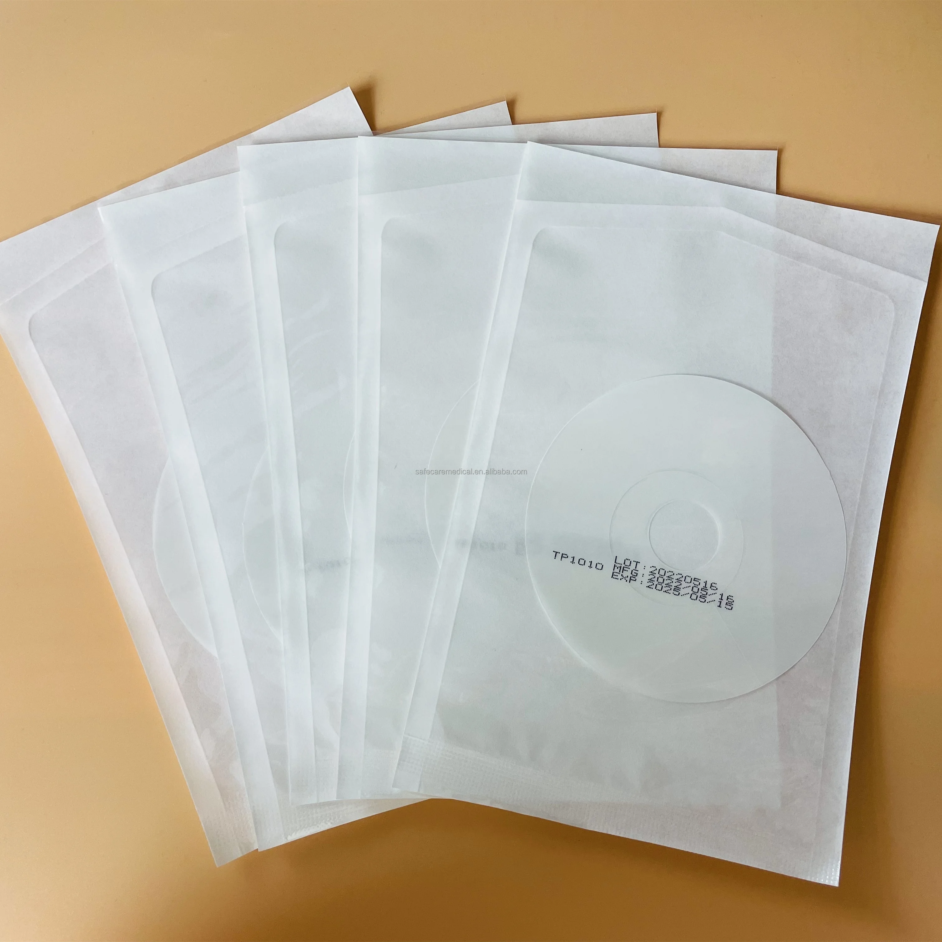 Free Sample Breathable Transparent Adhesive Film Circle Film for NPWT Dressing 4inch*4inch