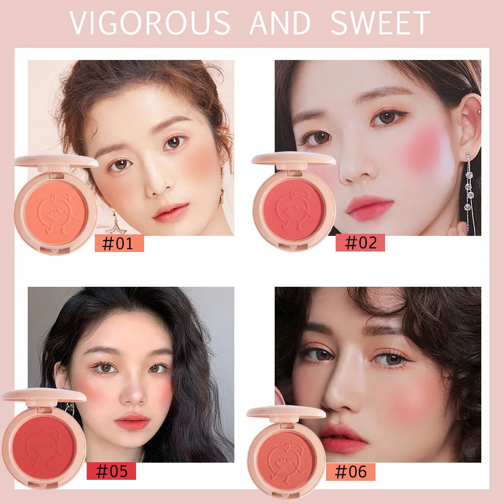 High Pigment Long Lasting Organic 2021 Trending Products Blush Pink Rose Private Custom Label Bronzer And