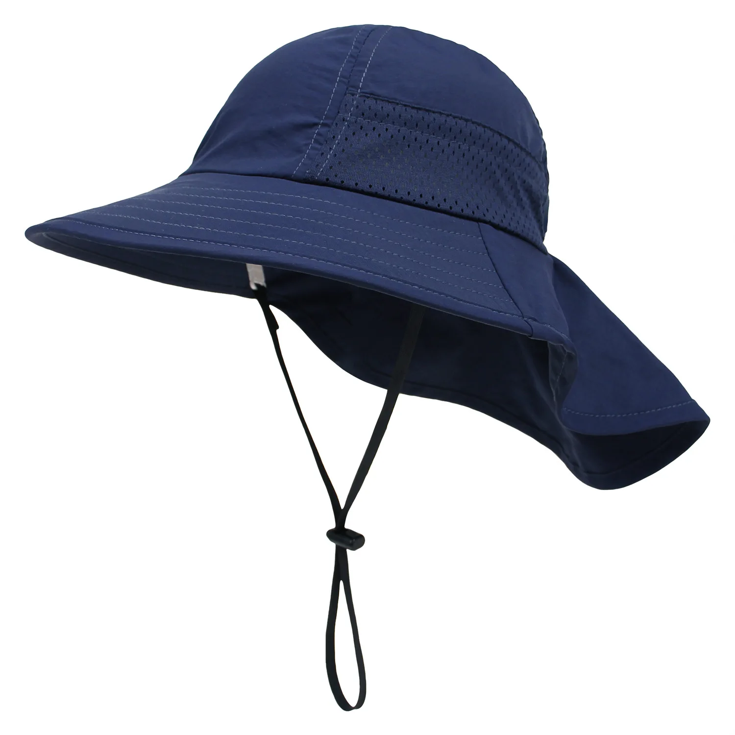 New summer lightweight breathable mesh sunscreen hat for boys and girls adjustable Bucket hat