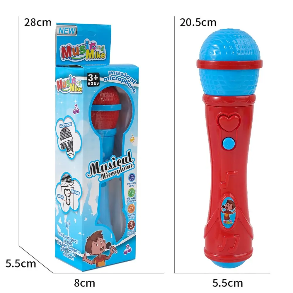 Children Music Microphone Simulation Sound Echo Toy Microphones Amplifier Early Education Singing Music Toy Instruments For Kids