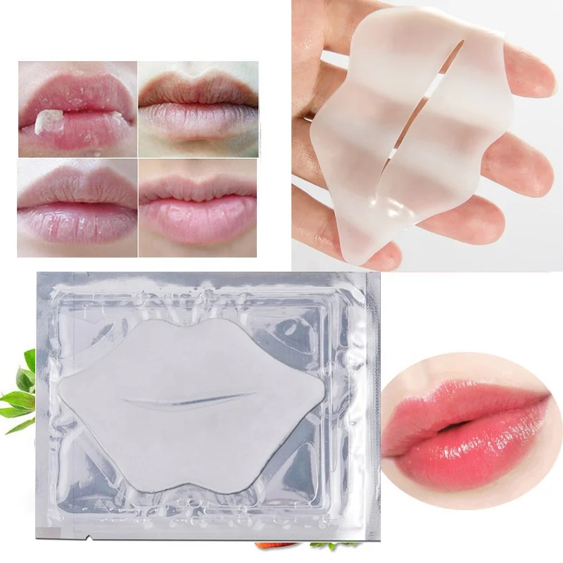 Lip Mask Gel Lip Pads Hot Selling Moisturizing Nourishing Firming Anti-aging Collagen Crystal Sheet 3 Years Bulk Packaging 8g