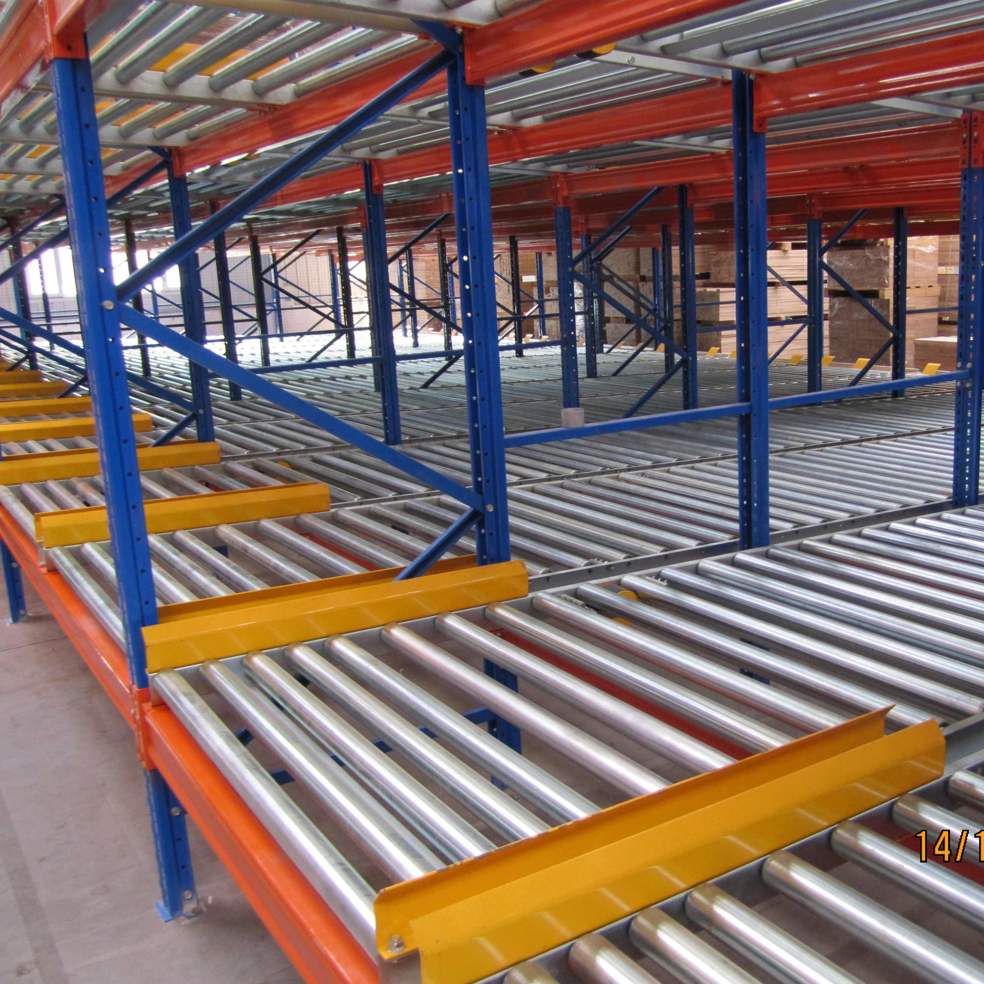 Warehouse High Density Gravity Pallet Rack