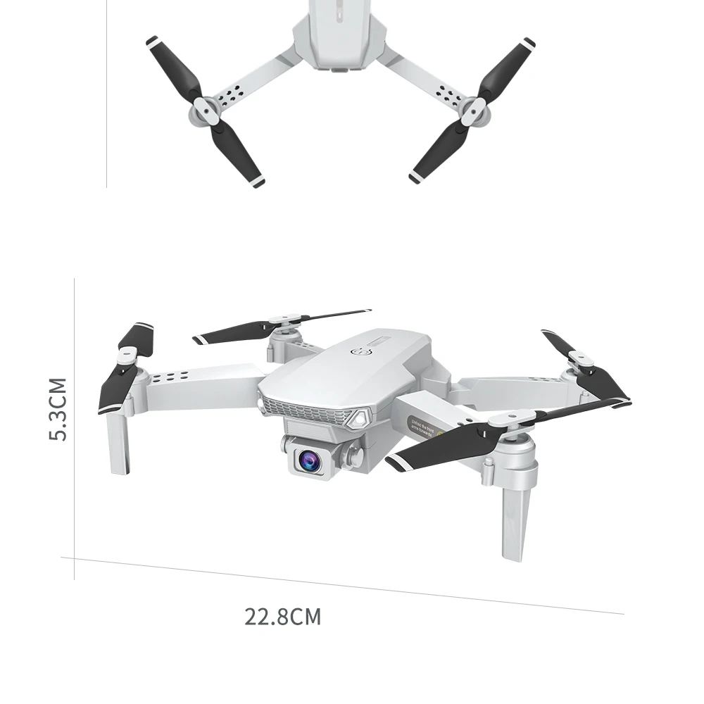 EW E88 4k HD Mini Drone With camera drone WiFi 1080p real-time transmission FPV drone follow me rc Quadcopter