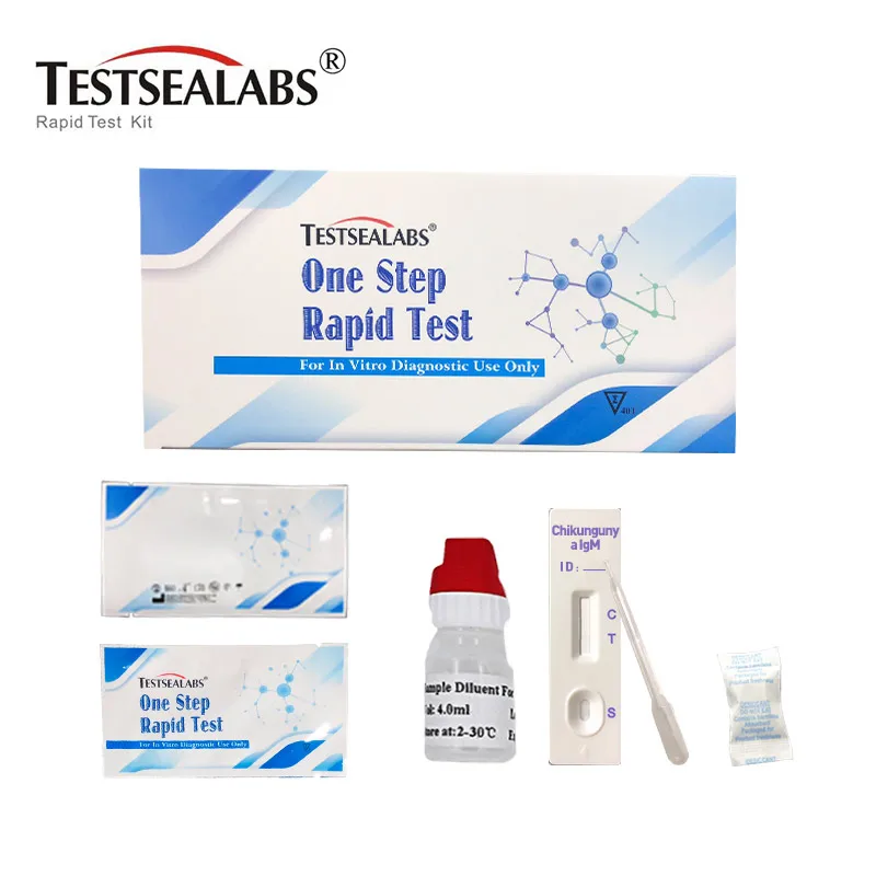 
Testsealabs One Step Rapid Diagnostic Test Kits Chikungunya Rapid Diagnostic Test Kit Rapid Test Cassette 