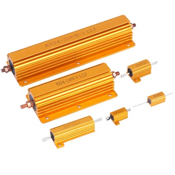 Aluminum   Breaking Wirewound Resistor 0.1R 0.2R 100R 500R 1K 2K  200w Rx24